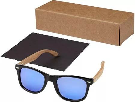 Солнцезащитные очки Hiru в оправе из переработанного PET-пластика и дерева