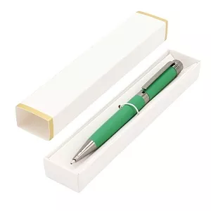 Ручка Senator в коробке Cradle белой с полозотой, белая