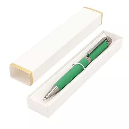 Ручка Senator в коробке Cradle белой с полозотой, белая