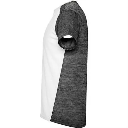 Спортивная футболка ZOLDER мужская, белый/пёстрый черный