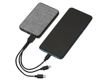 Внешний аккумулятор из rPET Reborn, 5000 mAh