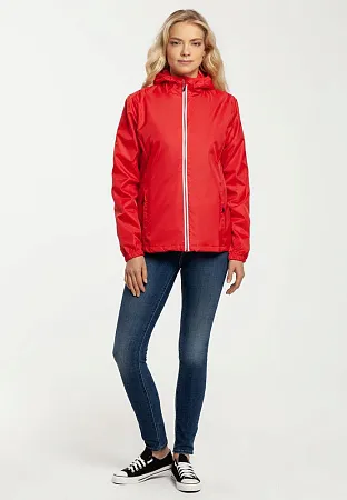 Ветровка женская FASTPLANT красная