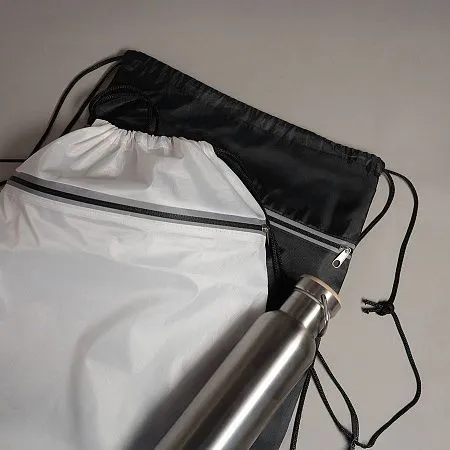 Рюкзак мешок  Shift, белый, 36*41 см, полиэстер 210D