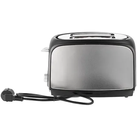 Электрический тостер Postre, серебристо-черный