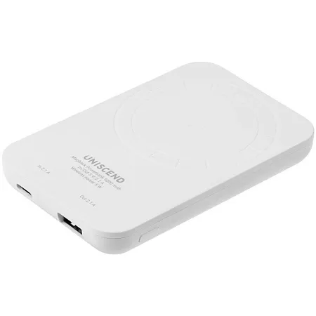 Беспроводной аккумулятор с магнитами Magback 5000 мАч, белый