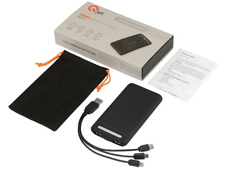 Портативное беспроводное зарядное устройство Airbank, 10000 mAh