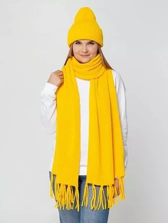 Шарф Flette, желтый