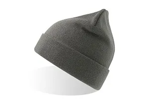 Шапка мужская "PIER-S", тёмно-сер, верх: 100% перераб. полиэстер, подкладка: 100% перераб. полиэстер