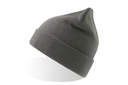 Шапка мужская "PIER-S", тёмно-сер, верх: 100% перераб. полиэстер, подкладка: 100% перераб. полиэстер