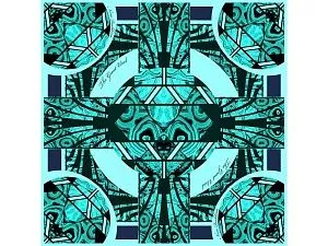 Платок Малахитовая шкатулка