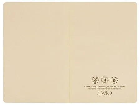 Блокнот А5 из переработанного тростника и RPET Adiantum