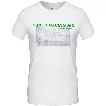 Футболка Street Racing Art, белая