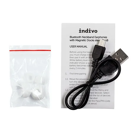 Bluetooth наушники stereoBand, черные