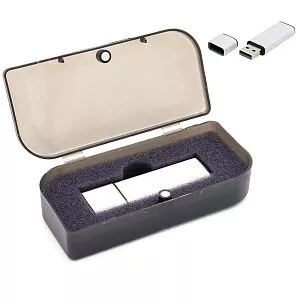 Флешка Loon 16 Гб в футляре, синяя