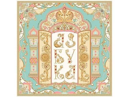 Платок Русская Азбука