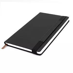 Блокнот A5 "Champion" с широкой застёжкой, оранжевый