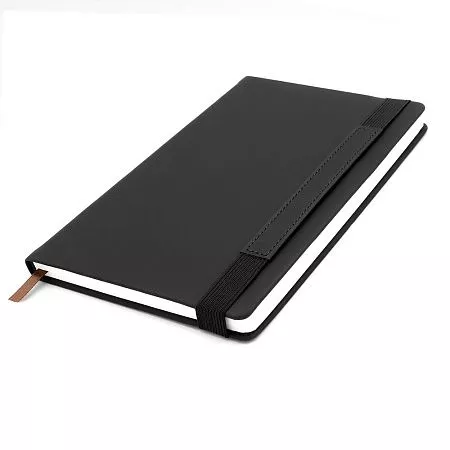 Блокнот A5 "Champion" с широкой застёжкой, оранжевый