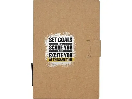 Блокнот Swift со стикерами и шариковой ручкой