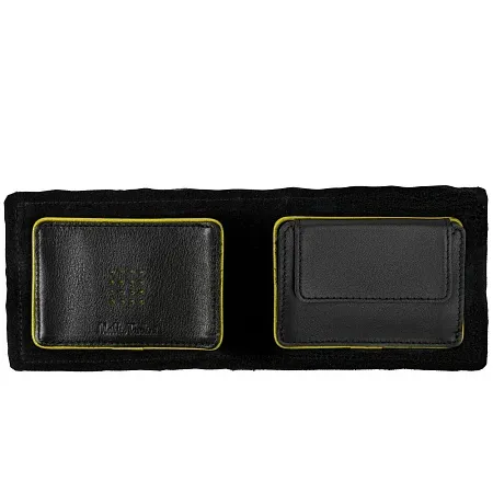 Кошелек Partinico, черный с оранжевым