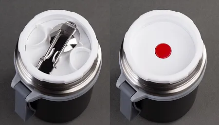 Термос для еды "Take away", покрытие пудра, 0,6 л