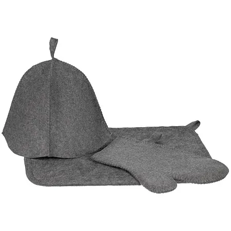 Набор для бани «Парилка», ver.2, серый