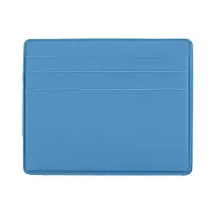 Чехол для 6 карт с отделением для денег, голубой, PU soft touch