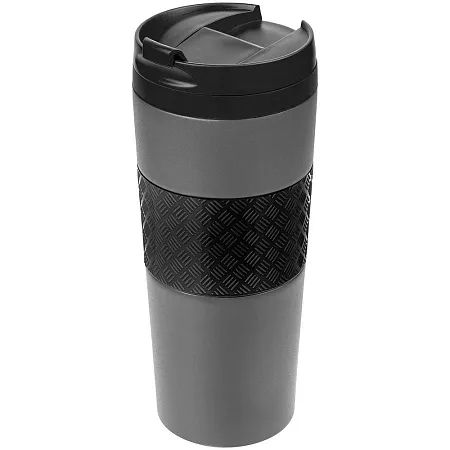 Термостакан Hard Work, вакуумный, серебристый