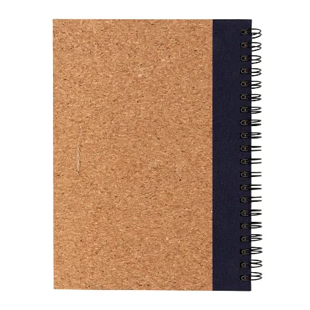 Блокнот на спирали Cork с ручкой