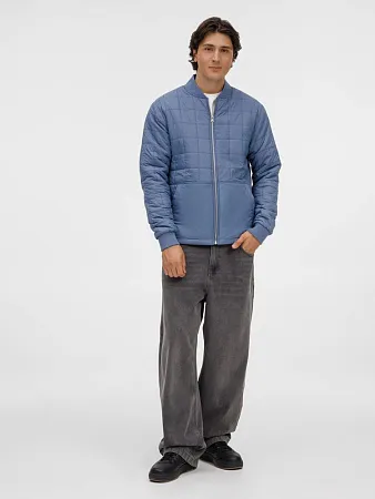 Куртка унисекс Warmbridge, синяя (джинс)