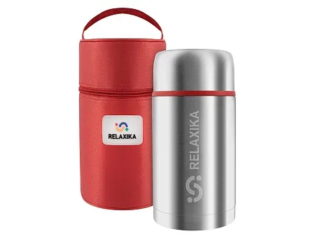 Термос для еды 301 в чехле