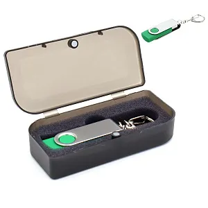 Флешка Twist 16 Гб в футляре, черная