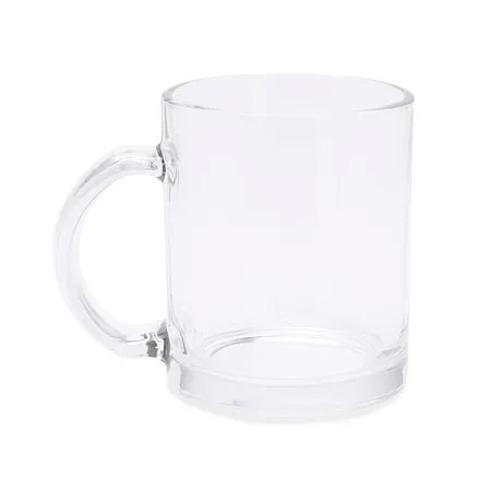 Стеклянная кружка KAFFIR, Сублимация, Белый