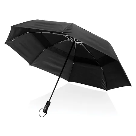Компактный зонт-антишторм Tornado от Swiss Peak из rPET Aware™, 27"