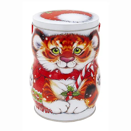№6 ЖЕСТЕБАНКА ТИГРИК 1000 грамм новогодний подарок классический