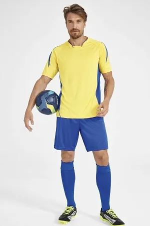 Футболка спортивная MARACANA 140, зеленая с белым