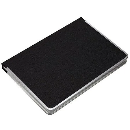 Ежедневник Frame Metal, недатированный, черный