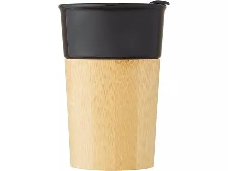 Фарфоровая кружка Pereira с бамбуковой внешней стенкой