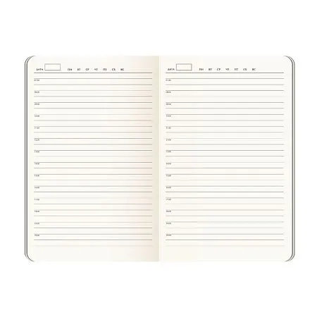 Ежедневник Portobello BtoBook, Rain, недатированный, черный