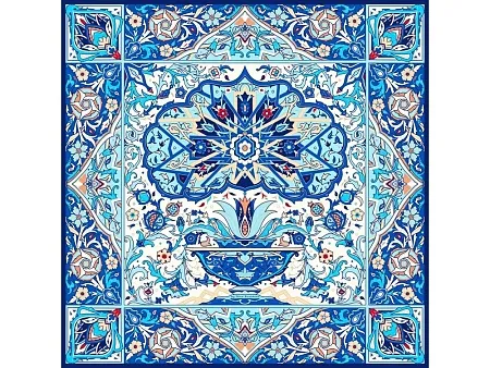 Набор: платок Арабески и свеча Загадка Востока