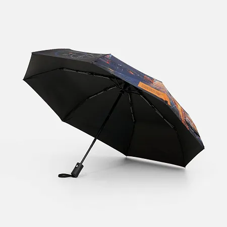 Зонт складной Monsoon с полной запечаткой купола снаружи на заказ