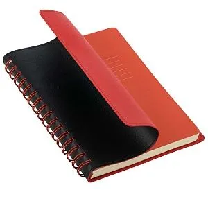 Ежедневник Portobello Trend, Vista, недатированный, черный/красный