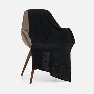 Плед Quadrisma, черный