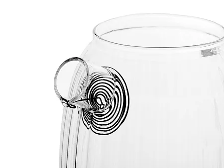 Стеклянный заварочный чайник с гранями Prism