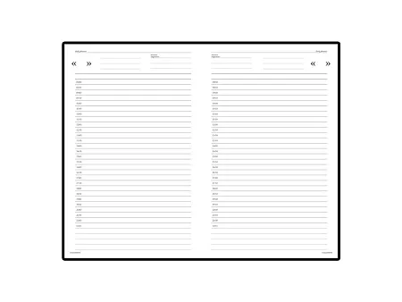 Ежедневник недатированный А5 Бумвинил