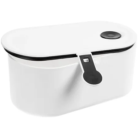 Ланчбокс Lunch Break, синий с белым