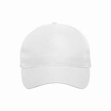 Бейсболка RECY FIVE, белый, 5 клиньев, 100 % переработанный полиэстер, липучка