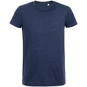 Футболка мужская приталенная REGENT FIT 150, синий меланж