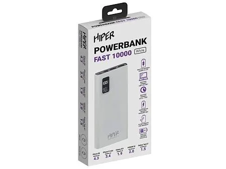 Портативный внешний аккумулятор FAST, 10000 mAh