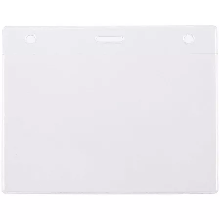 Карман для бейджа Lucid, горизонтальный, из фактурного ПВХ