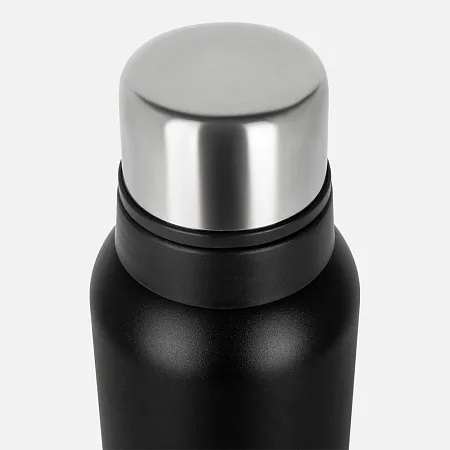 Термос Relaxika 1600 со стикерпаком, черный